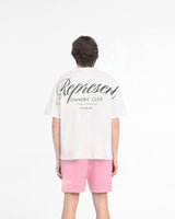 Represent Owners Club Script T-Shirt - Flat White