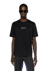 Diesel Logo-print T-shirt in mercerised cotton
