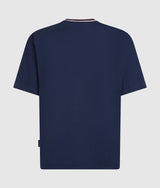 Ikon striped neck T-shirt