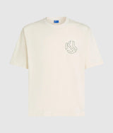 Distressed Monogram boxy T-shirt