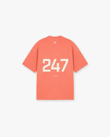 247 Oversized T-Shirt - Coral