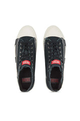 S-D-Verse-High-top sneakers in frayed canvas
