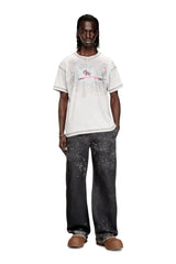 Regular T-shirt with print and studs