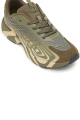 D-Vit-Sneakers in striped dégradé mesh