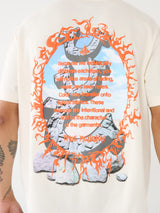 True Religion Relaxed T-Shirt Stone Winter White