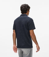 Bouclé polo shirt