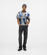 All-over paint-effect T-shirt