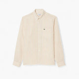 Regular Fit Striped Linen Shirt