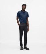 Snap-button polo shirt