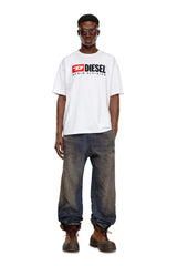 T-shirt with Diesel patch logo