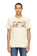 T-shirt with rhinestone graphic