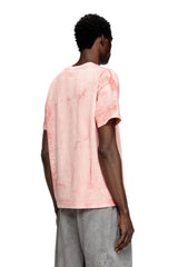 T-shirt in waxed jersey