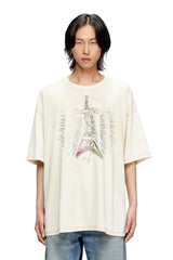 T-shirt with sword print