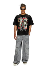 T-shirt with 78 print