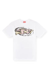 T-shirt with Oval D logo