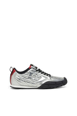 S-Pagodha-Quilted metallic sneakers