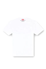 T-shirt with maxi oval D embroidery