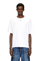Relaxed cotton T-shirt with Oval D embroidery