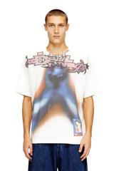 Relaxed cotton T-shirt with digital print