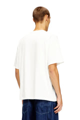 Relaxed cotton T-shirt with digital print