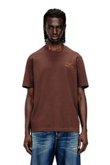 Regular cotton T-shirt with puff print