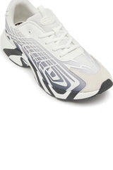 D-Vit-Sneakers in striped dégradé mesh