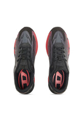 D-Vit-Sneakers in striped dégradé mesh