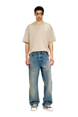 Cotton T-shirt with micro embroidery