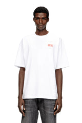 Cotton T-shirt with Diesel Biscotto print