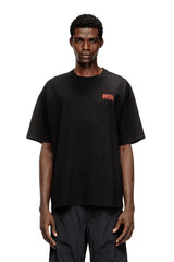 Cotton T-shirt with Diesel Biscotto print