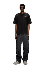 Cotton T-shirt with Diesel Biscotto print