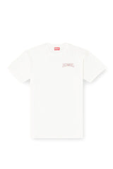 Regular cotton T-shirt with Diesel embroidery