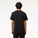 Lacoste Jacquard Neck Piqué T-shirt