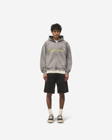 Script Logo Zip Hoodie - Vintage Grey